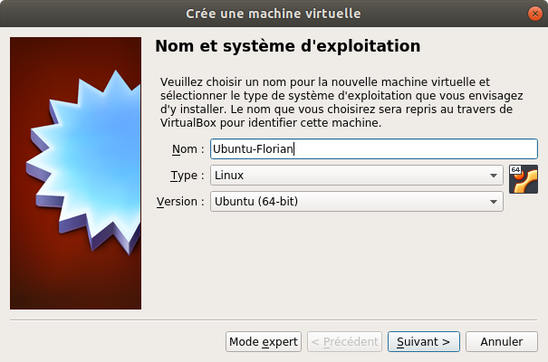 Choix type de machine