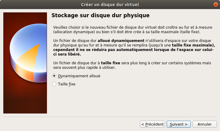 Allocation Taille du disque dur