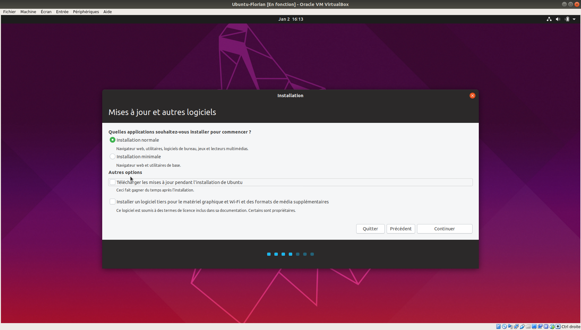 Case décochée
