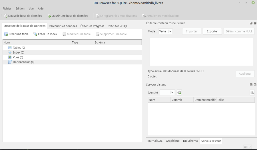 Base de données sans tables